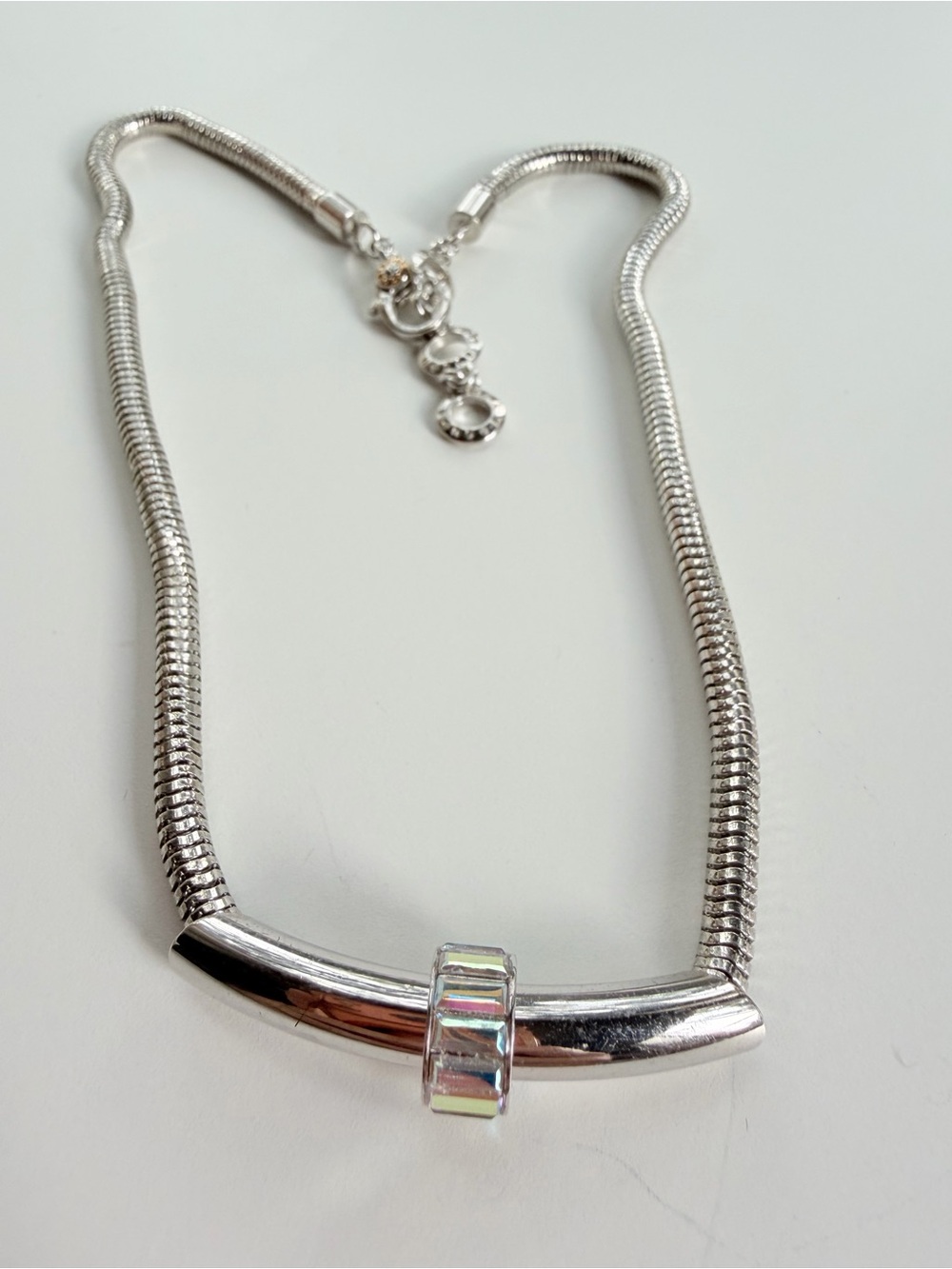 Henri Bendel Tuboga AB Crystal necklace